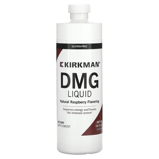 Основне фото товара Kirkman, DMG Liquid, Диметилгліцин ДМГ, 473 мл