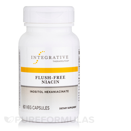 Основне фото товара Niacin Flush-Free, Вітамін B3 Ніацин, 60 капсул