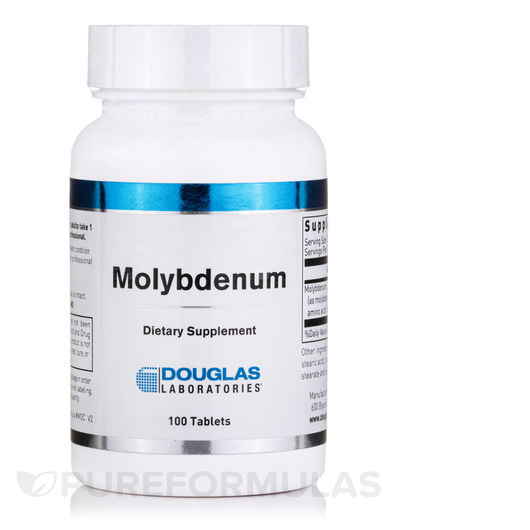 Основне фото товара Douglas Laboratories, Molybdenum, Молібден, 100 таблеток