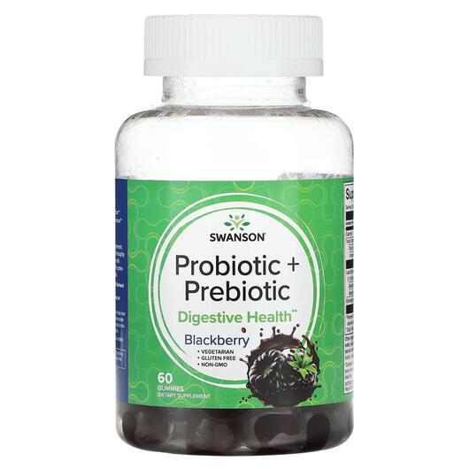 Основне фото товара Probiotic + Prebiotic Blackberry, Пребіотики, 60 таблеток