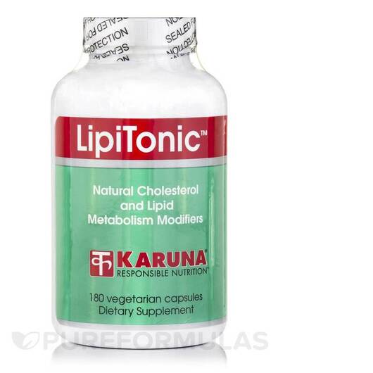 Основне фото товара Karuna Health, LipiTonic, Жироспалювачі, 180 таблеток
