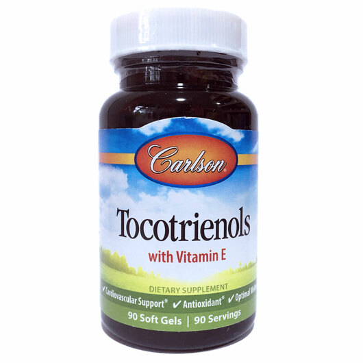 Основне фото товара Tocotrienols with Natural Vitamin E, Токотрієноли, 90 капсул