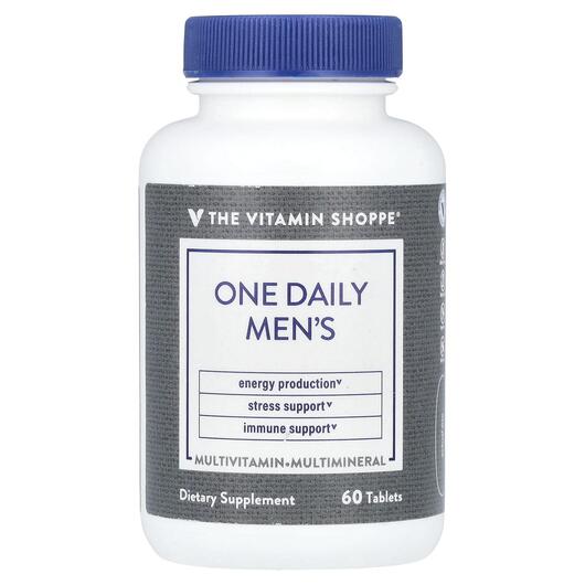 Основне фото товара TheVitaminShoppe, One Daily Men's, Мультивітаміни, 60 таблет