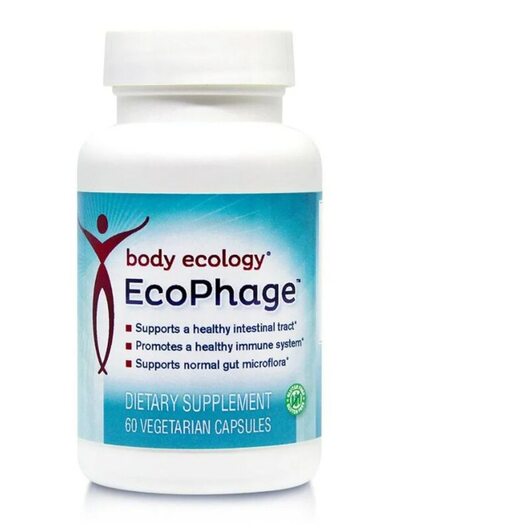 Основне фото товара Body Ecology, EcoPhage, Підтримка кишківника, 60 капсул
