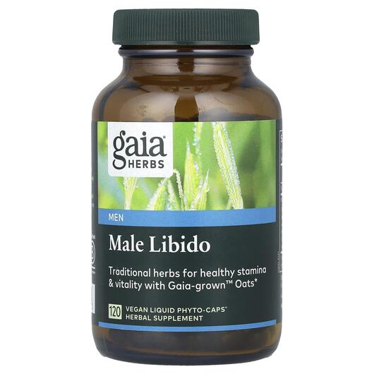 Основне фото товара Gaia Herbs, Men Male Libido, Підтримка Лібідо, 120 капсул