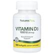 Vitamin D3 1000 IU 180, Вітамін D3 1000 МО, 180 капсул