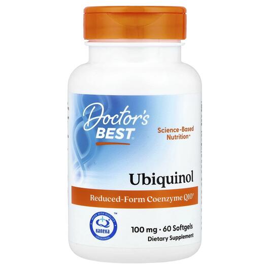 Основне фото товара Ubiquinol + Kaneka 100 mg, Убіхінол Канека 100 мг, 60 капсул