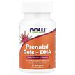 Фото товару NOW, Prenatal Gels + DHA, Вітаміни з DHA для вагітних, 90 капсул