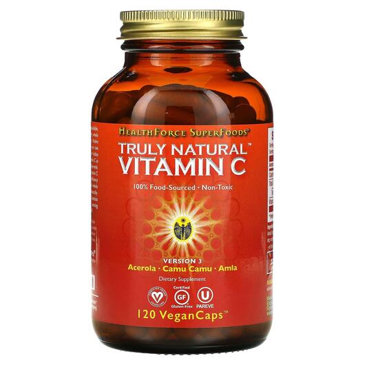 Основне фото товара Truly Natural Vitamin C, Суперфуд, 120 капсул