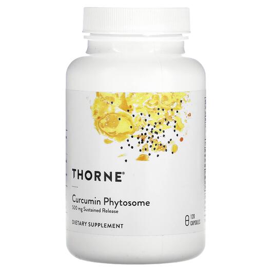 Основне фото товара Curcumin Phytosome Sustained, Екстракту куркуміну Меріва, 120 кап