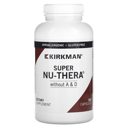 Основне фото товара Super Nu-Thera w/o Vitamins A & DHypoallergenic, Вітамін А Ре