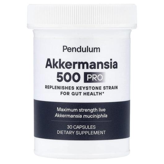 Основне фото товара Pendulum, Akkermansia 500 PRO, Аккермансія, 30 капсул