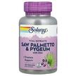 Solaray, Pygeum & Saw Palmetto, Пальмето, 120 капсул