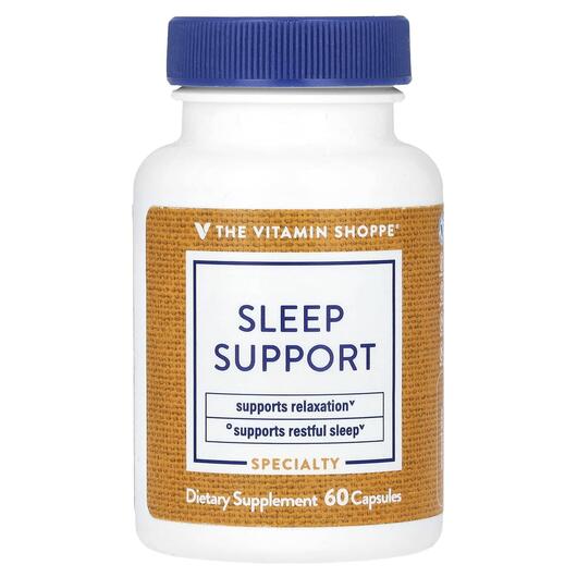 Основне фото товара TheVitaminShoppe, Sleep Support, Підтримка сну, 60 капсул