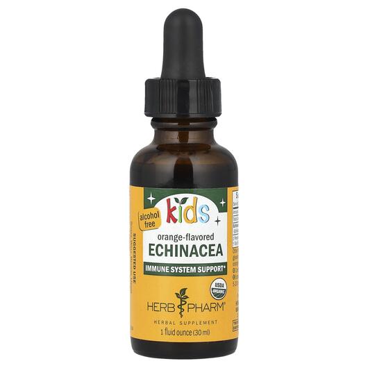 Основне фото товара Kids Echinacea Orange-Flavored, Ехінацея для дітей, 30 мл