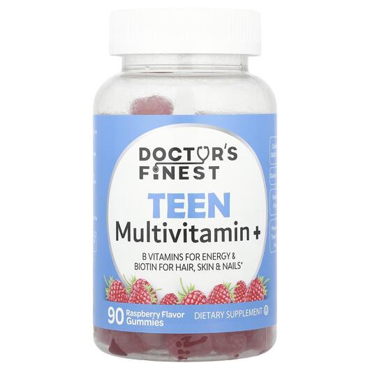 Основне фото товара Multi Vitamin for Teens Raspberry, Мультивітаміни, 90 таблеток
