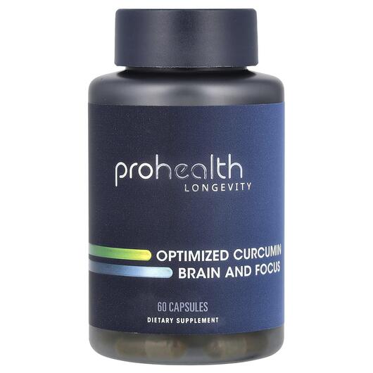 Основне фото товара Optimized Curcumin Brain and Focus, Підтримка мозку, 60 капсул