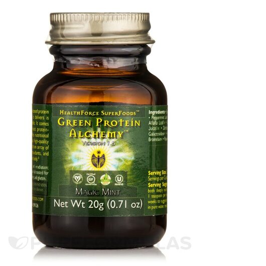Основне фото товара Green Protein Alchemy Magic Mint Powder, Протеїн, 20 г