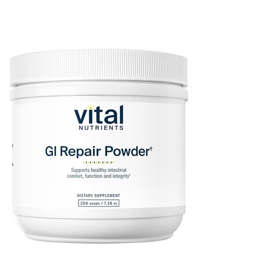 Основне фото товара Vital Nutrients, GI Repair Powder, Підтримка кишківника, 168 г