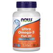 Фото товару NOW, Ultra Omega-3, Ультра Омега-3 500 ЕПК 250 ДГК, 90 капсул