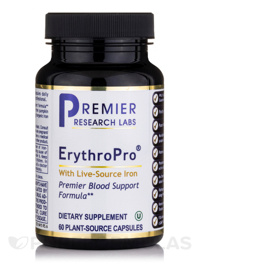 Основне фото товара Premier Research Labs, ErythroPro, Кардіо комплекс, 60 капсул