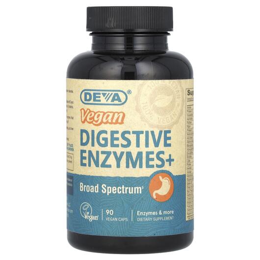 Основне фото товара Vegan Digestive Enzymes+, Веганські Травні Ферменти, 90 капсул