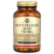 Solgar, Pantothenic Acid, Пантотенова кислота 550 мг, 100 капсул