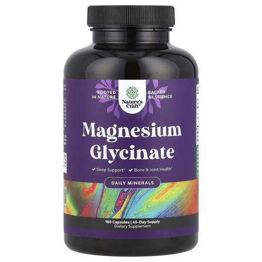 Основне фото товара Nature's Craft, Magnesium Glycinate, Гліцинат магнію, 180 ка