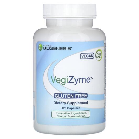Основне фото товара Nutra BioGenesis, VegiZyme, Ферменти, 120 капсул