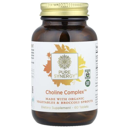 Основне фото товара Pure Synergy, Choline Complex, Холін, 60 капсул