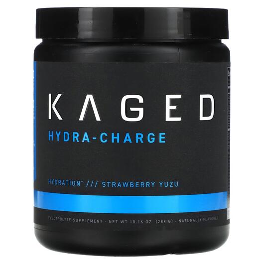Основне фото товара Kaged, Hydra-Charge Strawberry Yuzu, Електроліти, 288 г