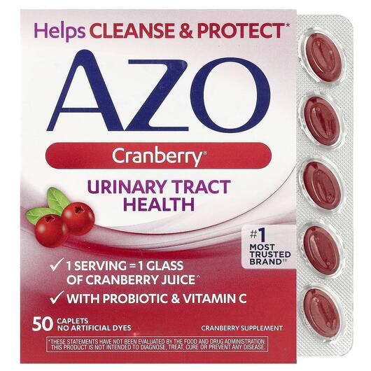 Основне фото товара Urinary Tract Health Cranberry, Підтримка сечового міхура, 50 таб