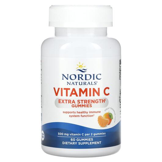 Основне фото товара Vitamin C Extra Strength Great Tangerine 500, Вітамін C, 60 табле