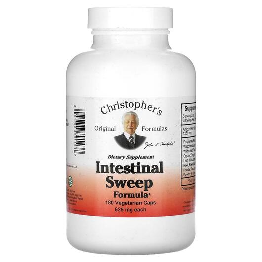 Основне фото товара Intestinal Sweep Formula 625 mg, Підтримка кишківника, 180 капсул