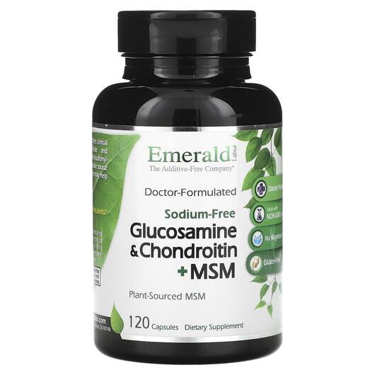 Основне фото товара Glucosamine & Chondroitin + MSM, Глюкозамін Хондроітин, 120 к