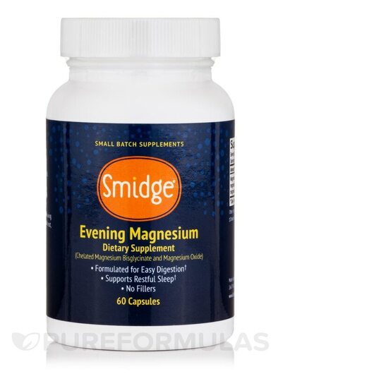 Основне фото товара Smidge, Evening Magnesium, Магній, 60 капсул