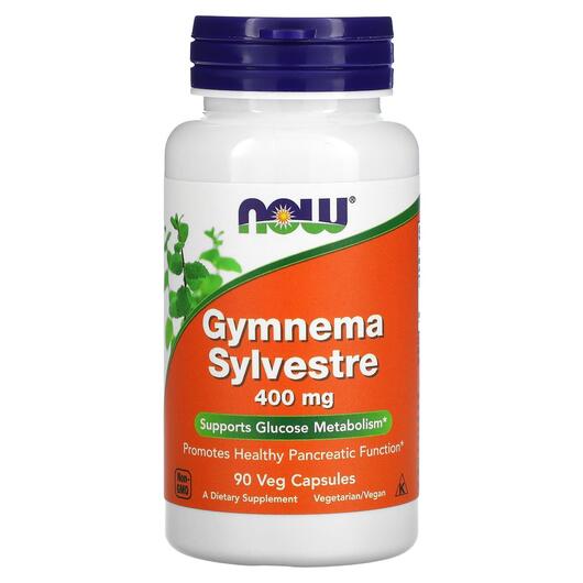 Основне фото товара Gymnema Sylvestre 400 mg, Джімнема Сильвестра 400 мг, 90 капсул
