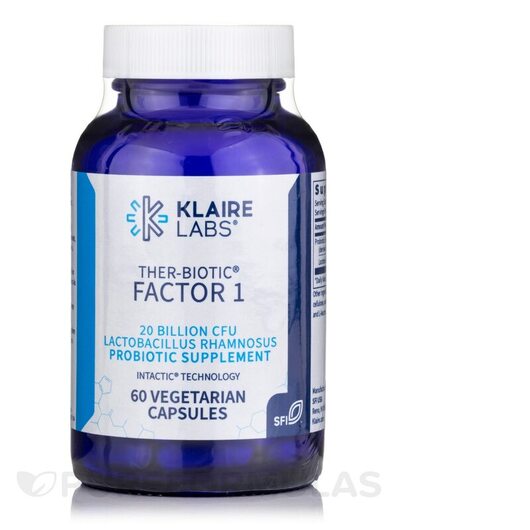 Основне фото товара Klaire Labs, Ther-Biotic Factor 1, Пробіотики, 60 капсул