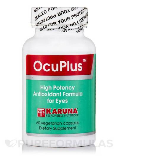 Основне фото товара Karuna Health, OcuPlus, Підтримка здоров'я зору, 60 капсул