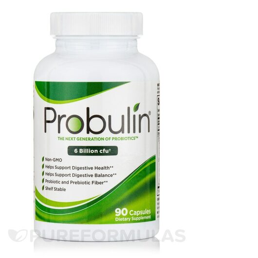 Основне фото товара Probulin, Original Formula 6 Billion CFU, Пробіотики, 90 капсул