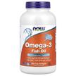NOW, Molecularly Distilled Omega-3, Омега 3, 200 рибних капсул