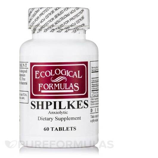 Основне фото товара Ecological Formulas, Shpilkes, Кальцій Магній, 60 капсул