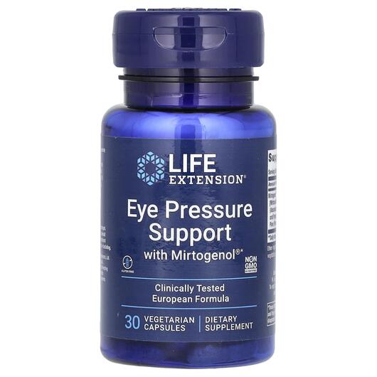 Основне фото товара Eye Pressure Support with Mirtogenol, Підтримка здоров'я зор