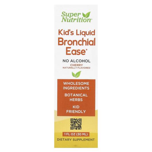 Основне фото товара Kid's Liquid Bronchial Ease No Alcohol Cherry, Насіння Чіа, 