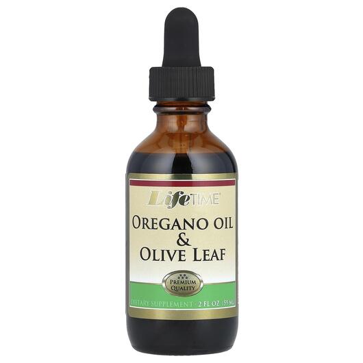 Основне фото товара LifeTime, Oregano Oil & Olive Leaf, Листя оливи, 59 мл
