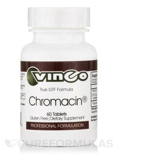 Основне фото товара Vinco, Chromacin GTF, Хромацин, 60 таблеток