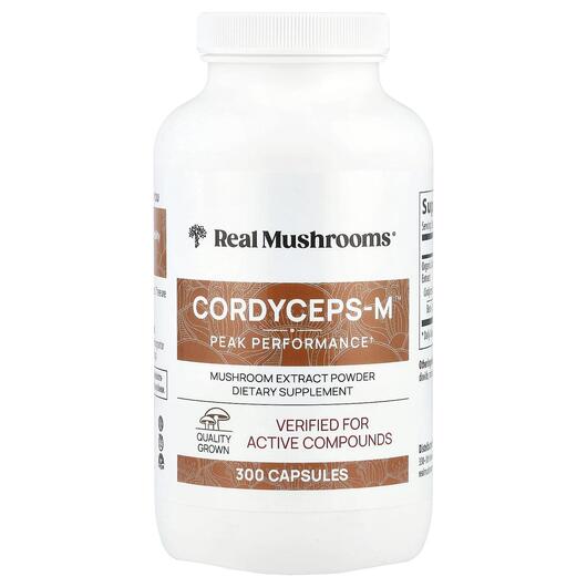 Основне фото товара Cordyceps-M Mushroom Extract Powder, Гриби Кордицепс, 300 капсул