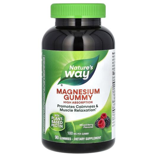 Основне фото товара Magnesium Gummy Mixed Berry 100 mg, Магній, 90 таблеток