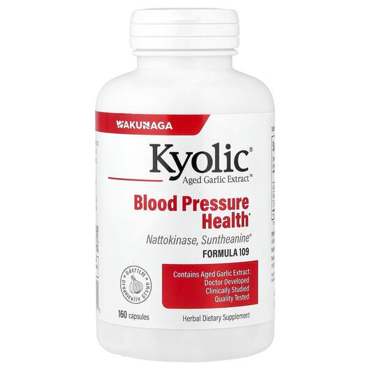 Основне фото товара Blood Pressure Health Formula 109, Кардіо комплекс, 160 капсул