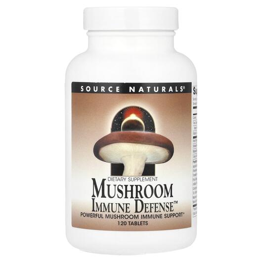 Основне фото товара Mushroom Immune Defense 15-Mushroom Complex, Гриби, 120 таблеток